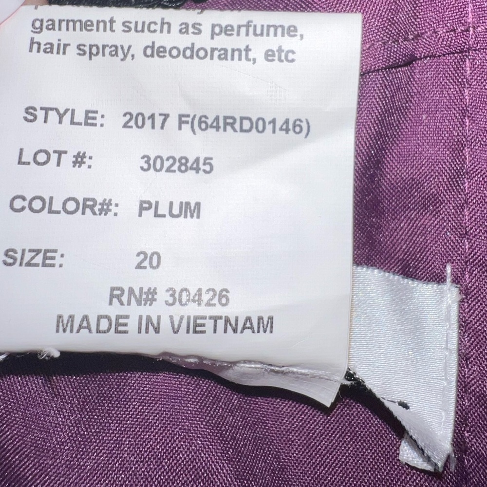 Custom catalina plum dress - Picture 8 of 11